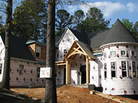 Check out the amazing timber frame front porch.