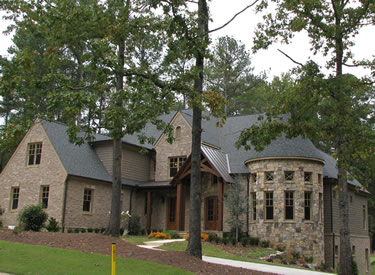 View of the house from the street.