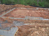 The footers are in.