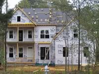 The windows are being installed.