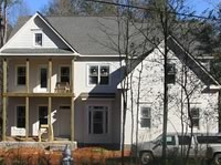 The stone accents are complete.