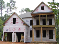 The Housewrap is complete.