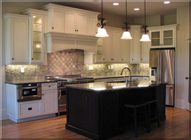 Custom kitchen.